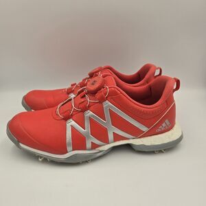 Adidas Woman's Boost BOA Lock Golf Shoes Size 7.5 Red EVN-791001 Slip On Soft